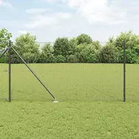 Suvirintas vielinis tvoras su smailiais galais Plienas ir PVC