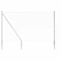 Tvorelės stulpas Sidabro 10 x 1,5 m (60 x 60 mm tinklelis)