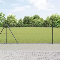 Suvirinta vielos tvora su betono baze 100 x 1 m (W x H)