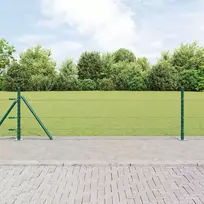 Suvirinta vielos tvora su betono baze 100 x 0,4 m (W x H)