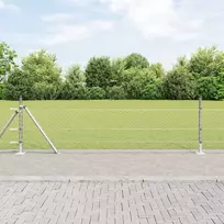 Suvirinta vielos tvora su betono baze 100 x 0,5 m (W x H)