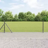 Suvirinta vielos tvora su betono baze 100 x 0,4 m (W x H)