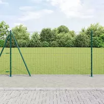 Tvora su stulpais Žalia 1,2 x 25 m Plienas