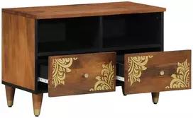 Televizoriaus spintelė su stalčių Medus ruda 70 x 33 x 46 cm