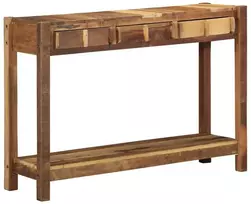 Konsolinis stalas Ruda 107 x 33 x 76 cm Kietas atkurtas medis