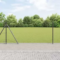 Suvirinta vielos tvora su betono baze 100 x 1 m (W x H)