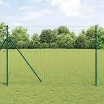 Euro tvora Žalia 1,5 x 10 m PVC padengta geležis