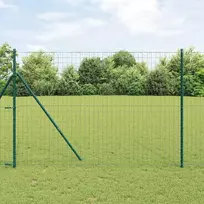 Euro tvora Žalia 1,6 x 10 m PVC padengta geležis
