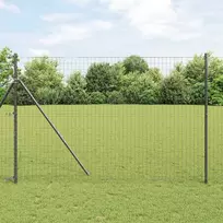 Euro tvora Pilka 1,6 x 10 m PVC padengta geležis