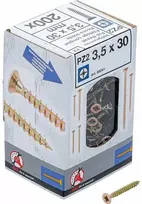 Bgs Technic Varžtai su kryžmine galvute PZ2 | 3.5 x 30 mm | galvanizuoti | 200 vnt. (88041)