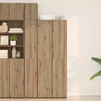 Aukštas spintelė 2 pcs Amatininkų ąžuolas 70 x 42,5 x 185 cm