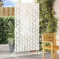 Privatumo žaliuzės 100 x 50 x 180 cm Plienas Balta