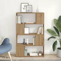 TV staliukas TV spintelių komplektas Ruda 80 x 24 x 125 cm Apdirbta mediena