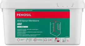 Balta garus izoliuojanti mastika PENOSIL Air&Vapour Membrane 660, 5kg