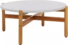 House Nordic Kavos stalas, Terracina, 84.5x38.5 cm, Natūralus