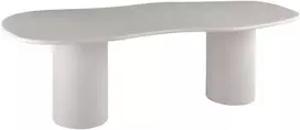 House Nordic Valgomasis stalas, Maranola, 96x240x76 cm, šviesiai pilka