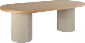 House Nordic Valgomasis stalas, Solva, 100x220x75 cm, Uosis