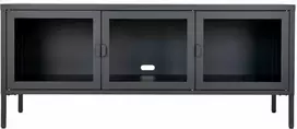 TV staliukas House Televizoriaus lentyna, Brisbane, 130x40x55 cm, Juoda