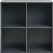 House Sieninis lentynas, Horne, 69x30x69 cm, Tamsiai pilka