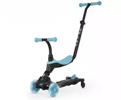 MILLY MALLY 6311 Qplay Sema Evo 3in1 dangaus mėlynas paspirtukas