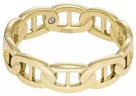 Fossil Madingas paauksuotas žiedas „Heritage“ JF04782710
