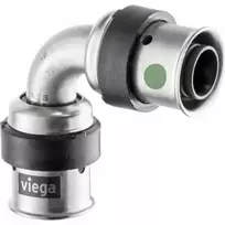 „Viega“ alkūnė 90° 20/90 nerūdijančio plieno – rūdžių/blizgi