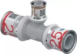 Uponor S-PRESS PLUS TEE RAUDONA PPSU 25-16-25