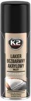 Skaidrus purškiamas akrilinis lakas K2 GLOSS 400ML (Blizgus)