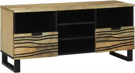 TV staliukas TV vienetai su stalčių Ruda 100 x 33 x 46 cm Apdirbta mediena