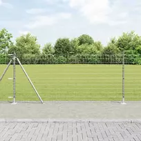 Tvora su stulpais Sidabro 1 x 10 m Plienas