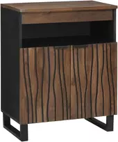 Komodas su stalčių Ruda 60 x 33 x 75 cm mango medienos masyvas