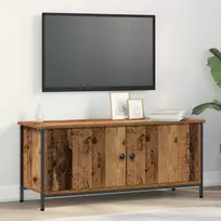 TV staliukas Televizoriaus spintelė Senovinis medis 100 x 35 x 45 cm