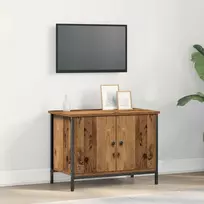 TV staliukas Televizoriaus spintelė 60 x 35 x 45 cm Senovinis medis