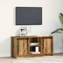 TV staliukas TV vienetai Ruda 100 x 34 x 50 cm Apdirbta mediena