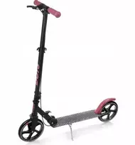 Aliuminis paspirtukas RAVEN DOTS Juodas su dideliais 20 cm. ratais Handbrake