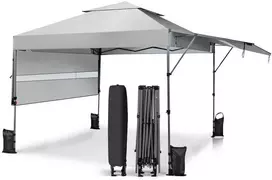 Promotions Lauko pavėsinė palapinė, 300x537x270-290 cm, balta