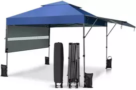 Promotions Lauko pavėsinė palapinė, 300x537x270-290 cm, mėlyna