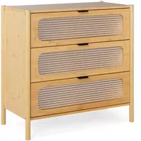 Promotions Laikymo spintelė, bambukas, 80x40x78,5 cm, natūrali