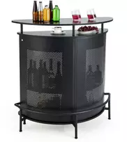 Promotions Alkoholio baro stalas, 110.5x48.3x113 cm, Juodas