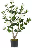 Promotions Dirbtinė kamelijų medelis, 91,4 cm, balta