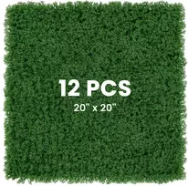 Promotions Dirbtinės žolės sienų plokštės, 50,5x50,5 cm, žalia