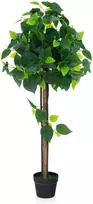 Promotions Dirbtinis hortenzijų medis, 114 cm, žalia ir juoda