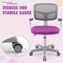Promotions Vaikiškas rašomasis stalas su kėdė, 54x50x80-91,5 cm, žalia violetinė