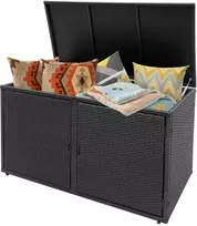 Promotions Lauko sandėliavimo dėžė, 330L, 115x60x65 cm, Juoda