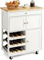 Promotions Virtuvės vežimėlis, 67,3x36,8x86,4 cm, Rudas