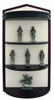Italfama Medinė statulėlių vitrina. Išmatavimai: 33x67cm.