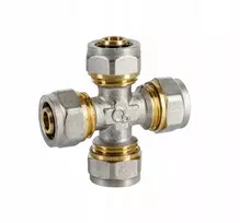 Tdm Brass KRYŽIUS 16X16X16X16/ 1085 16