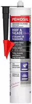 Elastingas hermetikas PENOSIL Roof & Fasade Elastic, juodas, 290 ml