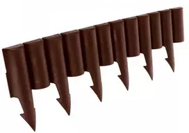 Palisade sodo tvoros apvadas vejos lysvėms apvadas rudas 25 cm