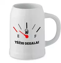 Keramikinis bokalas "Tėčio degalai"
